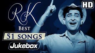 Ultimate Raj Kapoor 51 Songs Video JUKEBOX (HD) - Evergreen Old Hindi Songs