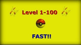 Roblox | Pokemon Brick Bronze | How to lvl up really fast and easy