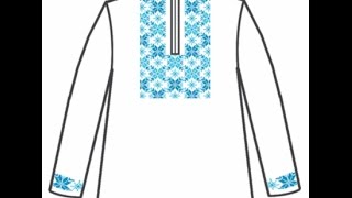 6. Вышивка крестиком. Вышиванка для сына ч.2