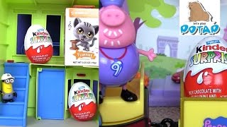 Киндер Сюрприз Игрушки! ВЕЗДЕ СПРЯТАНЫ СЮРПРИЗЫ! Kinder Surprise Свинка Пеппа. Миньоны. Зверополис