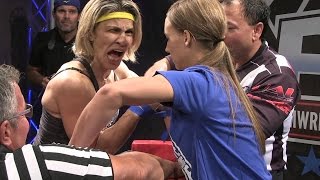 Wild women armwrestling ``Chris Regiane Teodoro`` -BRAZIL ARMWRESLING-