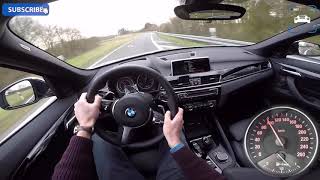 BMW X1 25d xDrive МАКСИМАЛКА МАКСИМАЛЬНАЯ СКОРОСТЬ ПЕДАЛЬ В ПОЛ РАЗГОН АВТОБАН ЛАУНЧ СТАРТ