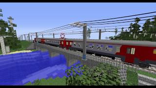 Дневник майнкрафтера №1| Майнкрафт электричка РЖД Minecraft RZD RealTrainMod Метро Metro
