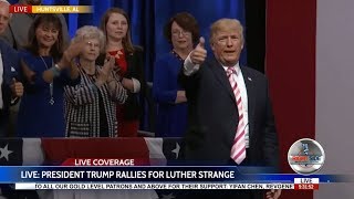 WATCH: President Donald Trump EXPLOSIVE Rally for Senator Luther Strange in Huntsville, AL 9/22/17