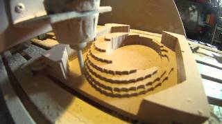 Hobby CNC roughing