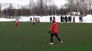 Тов. матч Красногвардеец 2  -ДЮСШ 101(Тушино) 11.02.17 1-й Тайм