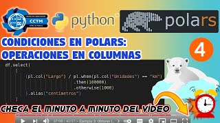 ‍ ️ Evaluación de condiciones en dataframe: when | Columna basada en condiciones | Polars | Python
