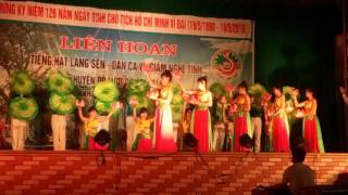 Liên hoan tiếng hát làng sen đơn vị trường trung cấp nghề kinh tế kỹ thuật đô lương năm 2016