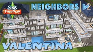 Sims FreePlay - Valentina's Hotel (Neighbor's Original Design)