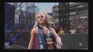 Paige and Alexa Bliss vs The iiconics for the WWE Womans Tag Team Championship