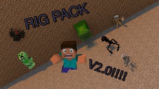 Blender Minecraft Rig Download v2.0!!!!!!