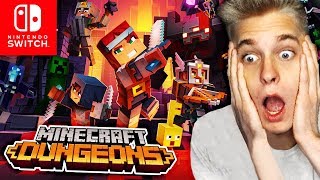 MINECRAFT DUNGEONS kommt auf die SWITCH & Trailer Analyse