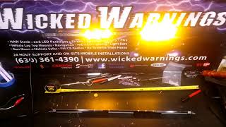 WICKED WARNINGS NEW THIN-X STRIP LIGHT.