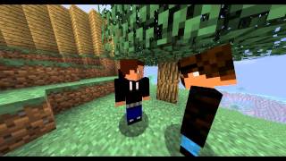 Кавказский Minecraft #1[Брови рубят дерево О_о]