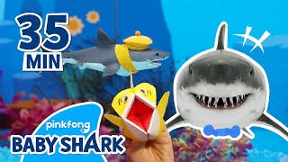 Baby Shark's Terrifying Hide and Seek | +Compilation | Toy and Hide'n Seek 