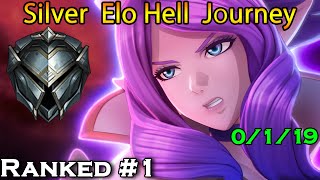 Star Guardian Janna - [Silver Elo Hell Journey] - Ranked #1 (0/1/19) - League of Legends