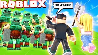 SYMULATOR ŁOWCY POTWORÓW W ROBLOX! (Monster Hunter Simulator) Vito i Bella