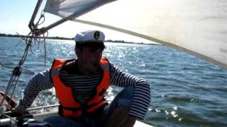 catamaran PROSTOR sailing Volga river