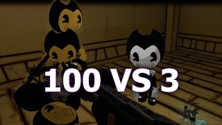 100 evil Bendy's VS 3 Good Bendy's Bendy and the Ink Machine in Gary's Mod