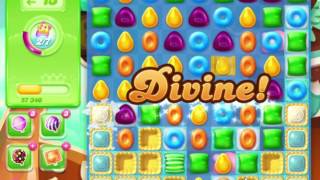 Candy Crush Jelly Saga Level 343 Crack the frosting to find the Pufflers!