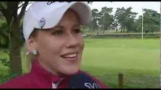Golfer Caroline Larsson