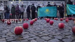 Germany: Protesters rally in Berlin to show solidarity with Kazakh protest wave