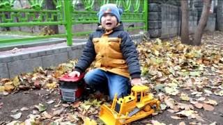 Игрушки BRUDER. Трактор  CATTERPILLAR. Грузовик SCANIA.