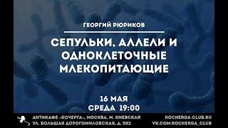 Георгий Рюриков: Сепульки, аллели и одноклеточные млекопитающие