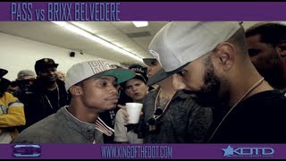 KOTD - Rap Battle - Pass vs Brixx Belvedere