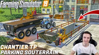 CHANTIER SOUTERRAIN ! CRÉATION DE PARKING ! Travaux public
