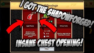 Knights and Dragons - I GOT THE SHADOWFORGED! Insane chest opening! CRAZY NEW 7 STAR ARMOR!!
