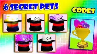 Spent All TICKETS for 6 NEW BEST SECRET Pets + CODES In BUBBLE GUM SIMULATOR [Roblox]
