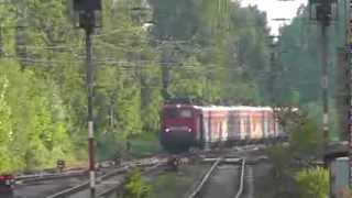Eine Traurige Überführungsfahrt Alte Lok mit Alten S Bahn Zügen BR 140 mit 4 mal BR 420