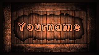 Intro Template | Basic Wood | Adobe After Effects | Free Download (.aep)