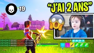 *OMG* LE PLUS JEUNE STREAMER FORTNITE AU MONDE ! ??