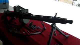 MG42 Smokes after a 50 round belt