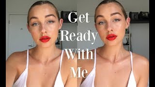 GET READY WITH ME | Glowing Luminous Skin