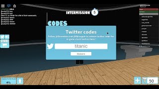 new titanic code and seeing the titanic and playing on it?! roblox shark bite update