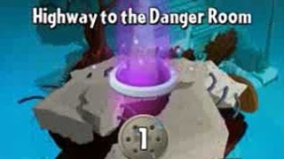 Plants vs Zombies 2 - Highway to the Danger Room Level 1 to 5