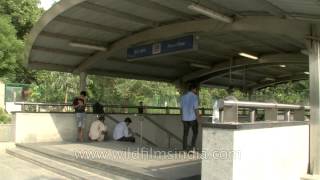 Delhi Metro: Hauz Khas Station gate