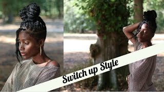 How to switch up your short natural hair| Tapered Cut