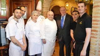 REY DON JUAN CARLOS de ruta por restaurantes con ESTRELLAS MICHELIN
