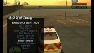 ELM v9 for GTA SA (Emergency Light Mod) - Released
