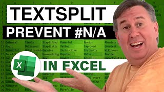 Excel Prevent #N/A From TextSplit - 2477