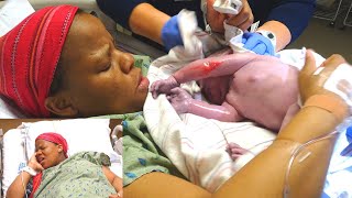 *Emotional* Labor and Delivery Vlog | Baby Boy M is Here