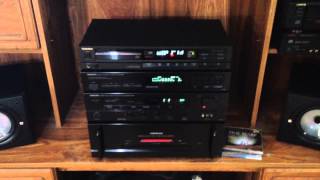 Onkyo P-3300, M-5100, T-4000, and Technics SL-P217 with Kef