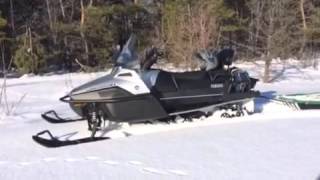 Обзор снегохода Yamaha Professional II часть 1