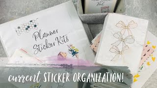 CURRENT STICKER ORGANIZATION | january 2020 | tattooed teacher plans