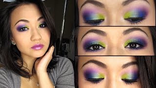Tutorial: Colorful Eye Makeup |Urban Decay Electric Pallet|