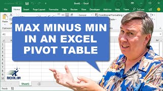 Excel Max Minus Min In A Pivot Table - 2529